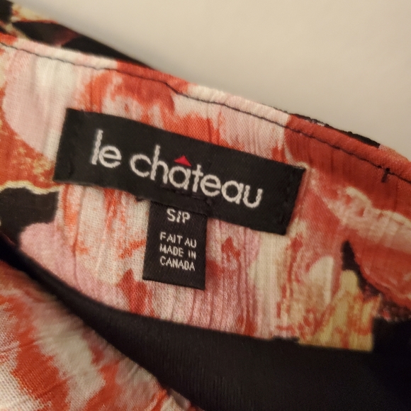 ๐ Le Chateau Skirt Pink & Black Size S - Picture 3 of 4
